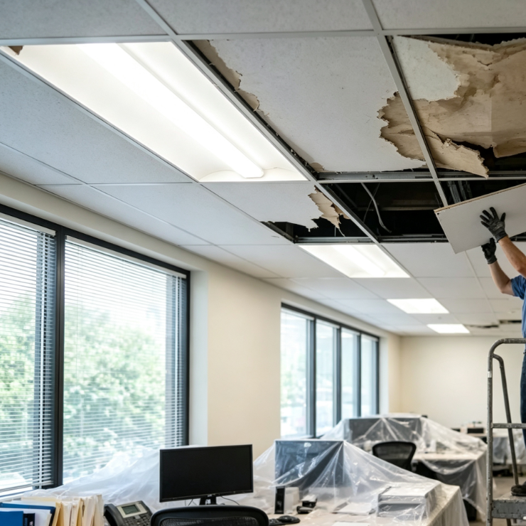 Commercial Ceiling Repair Service