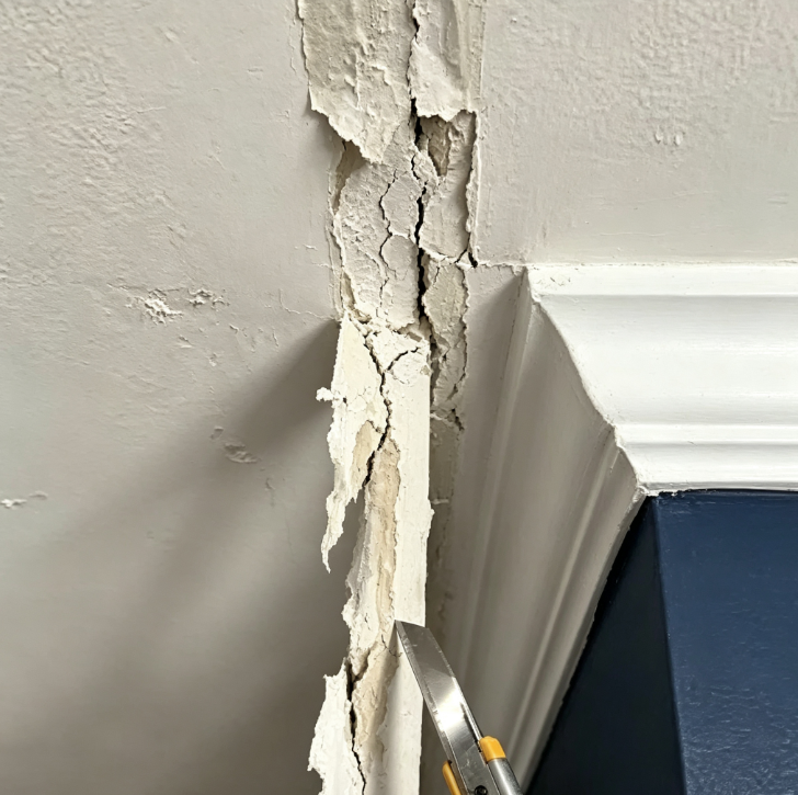 Peeling Ceiling Finish Repair